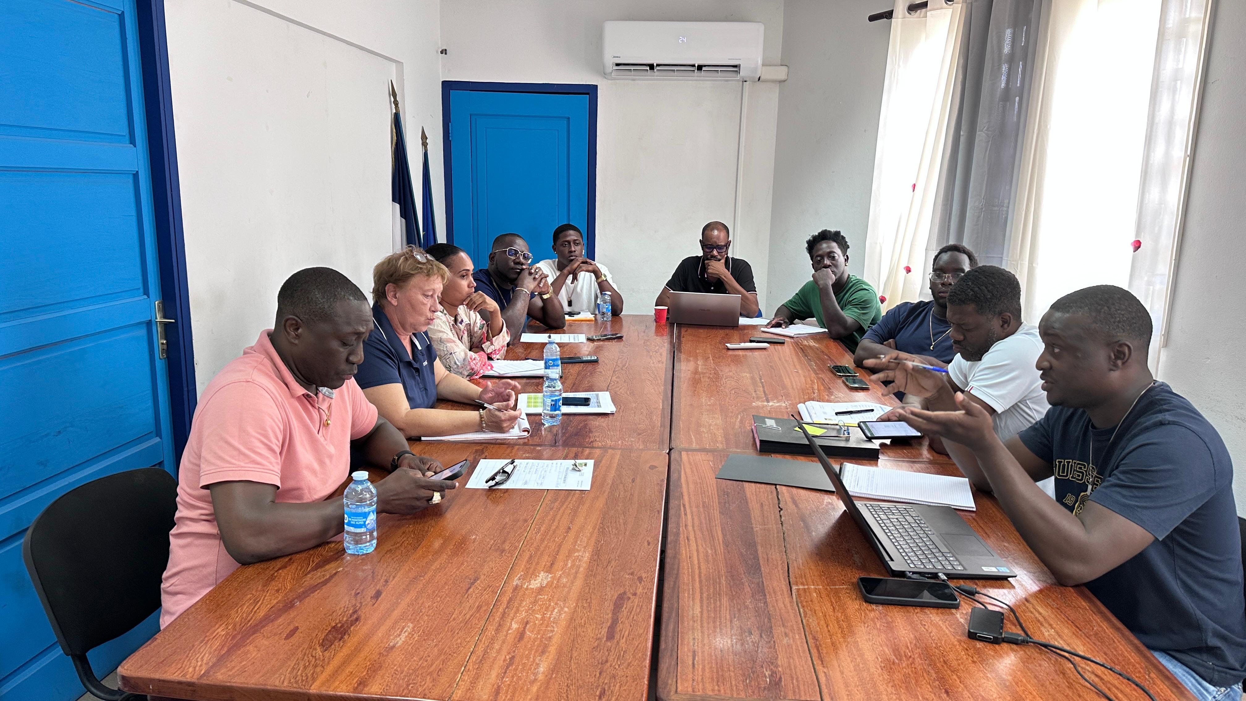 Première réunion de préparation budgétaire à la mairie de Grand-Santi